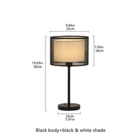 Post moderne luxe moderne minimaliste lampe de chevet lumière atmosphérique luxe chaud rétro créatif chambre protection des yeux lampes de bureau