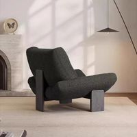 Canapé-lit de luxe en velours, design élégant, rembourrage en éponge, housse en tissu confortable pour appartement, salon, fauteuil de détente individuel