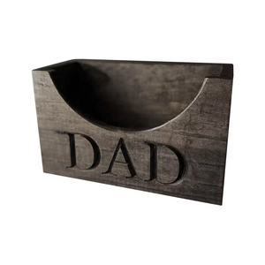 Wooden <b>Hat</b> Rack Dad Gift Solid Wood Desktop Storage <b>Box</b> For Baseball Cap Display Organizer Rectangle Shape Tabletop Mount - Product Image 3