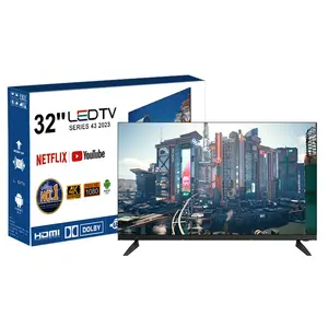 Бескаркасный светодиодный телевизор 32 дюйма UHD, телевизор 50 дюймов, 4K Smart TV, Android, 65 дюймов, умная телевизионная панель