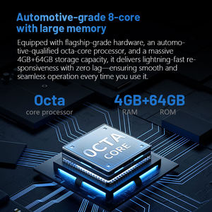 Écran tactile de 13,3 pouces, caméra de recul de voiture, CarPlay, Android Auto, commande vocale, adapté à l'enregistrement de voiture, appui-tête, moniteur Android - Product Image 2