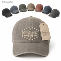 Casquette de baseball vintage non structurée en coton lavé 100 % personnalisée avec logo brodé, 6 panneaux, pour homme, vente en gros