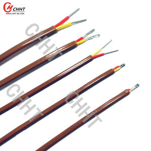 Kabel Termokopel Tipe K Berinsulasi FEP Diameter 2*0.5mm Selubung Coklat Termokopel Tipe k - Product Image 3
