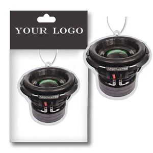 Désodorisant de voiture en papier OEM populaire, économique, personnalisable avec logo de dessin animé et parfum au choix - Product Image 5