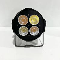 Lampu panggung 4 mata 4x50w, cahaya Cob Blinder hangat/dingin putih/2 dalam 1 lampu sorot profil 200w Led Cob