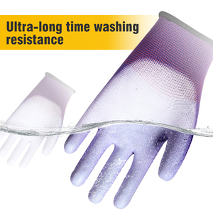 XINGYU Guantes De Trabajo Guantes De Seguridad Recubiertos De <span class=keywords><strong>Pu</strong></span> De Alta Calidad Equipo De Protección Personal Seguridad En El Trabajo Guantes De Mano De <span class=keywords><strong>PU</strong></span> - Product Image 3