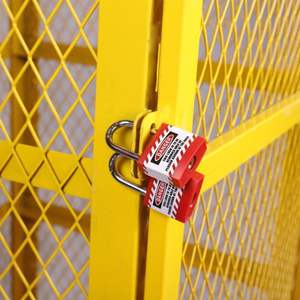 SYSBEL CE Approuvé NFPA et OSHA Standard horizontale Placée 8 et Vertical Placé 9 Bouteilles de Gaz De Sécurité De Stockage Cage - Product Image 6