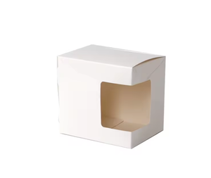 Boîte à tasses pliable blanche vierge en polyester moderne avec impression personnalisée par sublimation de logo privé - Product Image 4
