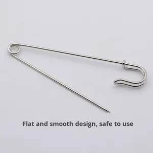 1.5mm厚金属製安全ピン縫製アクセサリーとして環境にやさしいDIY手作りジュエリー衣類バッグ - Product Image 6