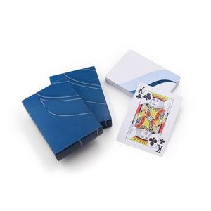 Muestra <span class=keywords><strong>gratis</strong></span> personalizar diseño PVC juego <span class=keywords><strong>de</strong></span> mesa <span class=keywords><strong>de</strong></span> póquer jugando 54 cartas Poker Baloot plástico naipes logotipo personalizado - Product Image 2