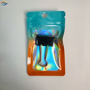 ถุงซิปล็อคแบบแบน สีสันสดใส รีไซเคิลได้ ด้านหลังทึบแสง สำหรับบรรจุภัณฑ์ อาหาร เครื่องประดับ โทรศัพท์มือถือ ผลิตจากวัสดุ OPP <span class=keywords><strong>PE</strong></span> BOPP เคลือบลามิเนต - Product Image 1