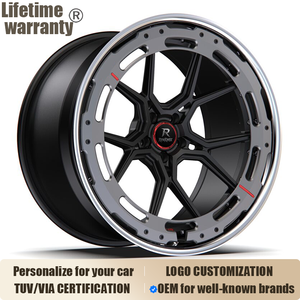 ล้อฟอร์จ AL13 D003-109R อัลลอยด์ 3 ชิ้น ขนาด 19-22 นิ้ว 5x114.3 5x120 สำหรับ Audi RS6 BMW M5 <span class=keywords><strong>Mercedes</strong></span> E63 AMG Porsche Panamera VW - Product Image 1