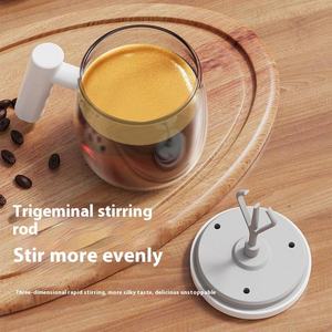 แก้วกาแฟกวนอัตโนมัติ ใช้แบตเตอรี่ แก้วแก้วน้ำไฟฟ้าขนาด 400 มล. เครื่องผสมอัตโนมัติสำหรับใช้ในบ้านและสำนักงาน - Product Image 5