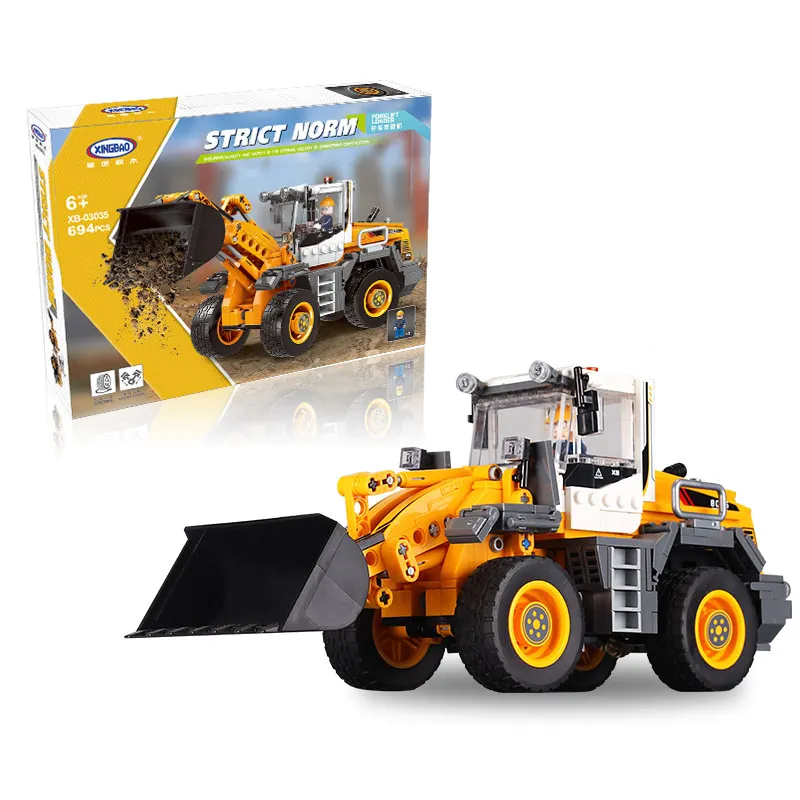 Xingbao 03035 Hot Selling Products Model Blocks Building Toys Kids Engineering Vehicle Gift Building Toys