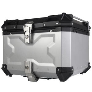 Maleta Trasera de Motocicleta de Aleación de Aluminio con Diseño en X en Relieve de 45L, 55L, 65L, 80L - Product Image 6