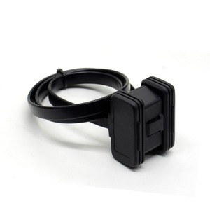 <span class=keywords><strong>Meilleur</strong></span> câble d'extension OBD2 <span class=keywords><strong>plat</strong></span> et fin de 60 cm, adaptateur coudé mâle-femelle ELM327 16 broches, connecteur d'extension OBDII - Product Image 2