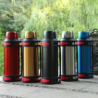 Grande capacité 304 acier inoxydable isolé bouilloire hommes en plein air voyage Thermos bouteille vide flacons tasses pour le sport