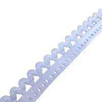 Sangle d'épaule en nylon à double ondulation de haute qualité, très vendue, 2,5 à 3,5 cm de large, simple et double rangée
