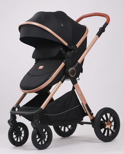 Poussette de voyage haute performance EN1888 avec châssis pliable en aluminium, siège inclinable et ceinture de sécurité 5 points - Product Image 2