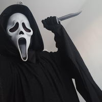 Masque de Latex pour Halloween, Noël, Anniversaire – Accessoire de Cosplay Horreur, Drôle, Effrayant, pour Fête Adulte, Jeu de Rôle NPC