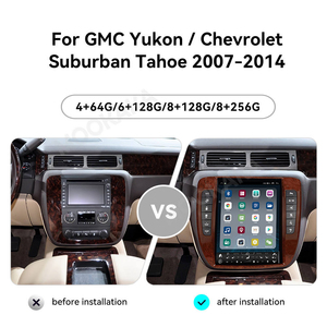 Navegador GPS para Automóvil Android con Pantalla Vertical de 13 Pulgadas para Reproductor de DVD Chevrolet Tahoe GMC Yukon Silverado 2007-2012, Audio Integrado, GPS Incorporado - Product Image 2