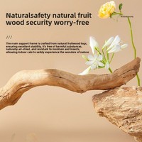 Rak Panjat Kucing Kayu Solid Mewah Klasik Modern Sisal Berkualitas Tinggi Ramah Lingkungan Multi-level All-in-one Dapat Disesuaikan
