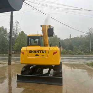 Offre Spéciale Mini-Excavatrice sur Chenilles Shantui SE75 Jaune, Godet Hydraulique Capacité 0,32m, Moteur Weichai Haute Efficacité, 7650kg - Product Image 6