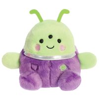 Peluche mignonne d'animal de compagnie extraterrestre à trois yeux, poupée en peluche d'astronaute spatial Kawaii, jouet interactif pour chiens et chats