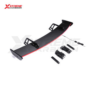 Alerón Trasero de Fibra de Carbono Seca Estilo Max con Luz <span class=keywords><strong>LED</strong></span> para BMW G80 M3 G82 G83 M4 M2 G42 M240i, Alerón de Cuello de Cisne y Divisor de Maletero - Product Image 4