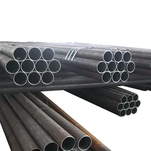 High Quality Carbon Steel Pipe ASTM API 5L ERW Welded Hot-Rolled Round Shape JIS/KS/GS Certified 12m Length EN Standard