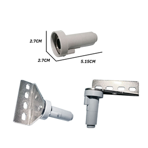 Bisagra de puerta de exhibición de congelador de eje de puerta Longhey para refrigeradores para hoteles accesorios de enfriador de pantalla de Material de acero inoxidable - Product Image 5