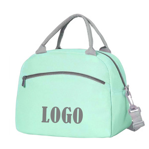 Plegable mantener alimentos frescos aislamiento térmico almuerzo enfriador mensajero bolsa de mano para Camping playa viaje Picnic bolsos portátiles - Product Image 2