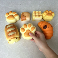 Mainan Squishy Zoey Bahan PU Bentuk Makanan Realistis, Lembut Seperti Lumpur, Cocok untuk Digigit Jari, Produk Terlaris