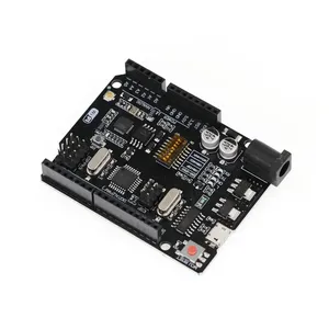 Carte de développement Arduino Uno WiFi R3 ATmega328P ESP8266 CH340G, mémoire 32 mo, carte IoT tout-en-un pour la domotique intelligente - Product Image 4