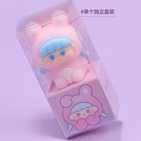 Lapin ours mignon dessin animé non électrique étudiant papeterie Portable Mini taille-crayon