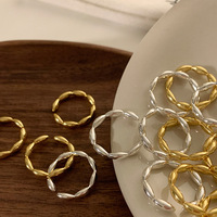 Nouvelle bague fine ouverte au design minimaliste et élégant, bijou pour femme, idéale pour les influenceuses en ligne