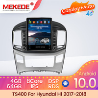 Lecteur DVD de voiture MEKEDE Android IPS 2.5D DSP pour Hyundai H1 2017 2018 4 + 64GB 4G LTE GPS BT Stereo SWC Video