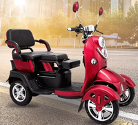 Scooter électrique à quatre roues longue portée 500W 60V, scooter électrique stable pour personnes âgées