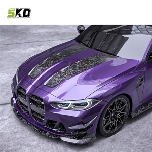 Phía Trước Nắp ca-pô Mui Xe Khô Sợi Carbon Cfa Phong Cách Cho BMW M3 M4 G80 G82 G83 2021 + Động Cơ Mui Xe Nắp Carbon Mui Xe - Product Image 5