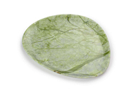 Assiettes en onyx, plateau de service, vente en gros, assiettes en marbre, assiettes de service, ensemble de vaisselle, Onyx vert solide, marbre Ming sculpté à la main