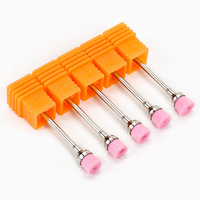 Brosse de nettoyage professionnelle en plastique pour embouts de ponceuse à ongles, accessoires de lime à ongles et entretien d'outils de manucure
