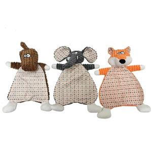 Durable Squeaky Interactive Dog Chew Toy Fox Elephant Crocodile Animal Shape Ringing Paper <b>Plush</b> Toy for Pet <b>Cats</b> and Dogs - Product Image 5