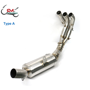 Sistema completo de escape de acero inoxidable para motocicleta Yamaha, tubo frontal modificado para carreras, antideslizante, para YZF MT09 MT <span class=keywords><strong>09</strong></span>, 2020, <span class=keywords><strong>2021</strong></span>, 2022 - Product Image 2