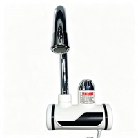 Robinet d'eau chaude instantanée populaire avec affichage numérique de la température, chauffe-eau électrique pour la cuisine et l'usage domestique quotidien