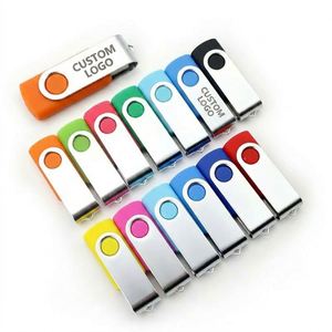 แฟลชไดรฟ์ USB 3.0 แบบหมุนได้ ความเร็วสูง ขายส่ง หลายสี หลายความจุ รับทำโลโก้ ของขวัญส่งเสริมการขาย สำหรับโรงเรียน - Product Image 1