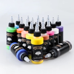 Peinture acrylique aqueuse pour aérographe, 18 couleurs, DIY, faite à la main, 100 ml/flacon, encre pour aérographe pour modélisme, art, <span class=keywords><strong>textile</strong></span>, chaussures, bois - Product Image 1