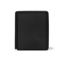 Boîte de rangement pour cartes de jeu en cuir PU de qualité supérieure, capacité de 80 cartes protégées, fermeture magnétique, double compartiment TCG