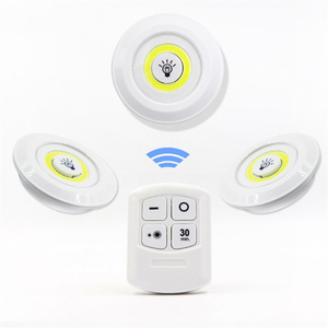 New 1+1 Wholesale Modern Round Night Light Lamp Remote Control Timing Smart Wall Light Indoor Wardrobe Led Light - Product Image 5