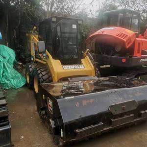 Used CAT Caterpillar 226B3 Mini Skid Steer Loader With Good <b>Tires</b> Secondhand Caterpillar 226B3 Skid Steer in Stock Original USA - Product Image 3