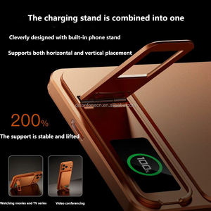 <span class=keywords><strong>Batterie</strong></span> <span class=keywords><strong>externe</strong></span> 10000mah Pd 20w 3 en 1 Chargeur sans fil Aimant métallique Banque d'alimentation Logo personnalisé Banque d'alimentation magnétique en aluminium avec câble - Product Image 5